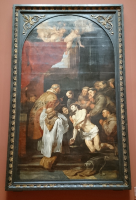 PeterPulRubens_laatste communie van de Heilige Franciscus van Assisi_1619_ _0081_3_400x273.jpg(108994 byte)